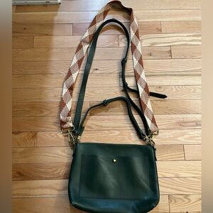 Madewell green Transport Shoulder Crossbody Bag